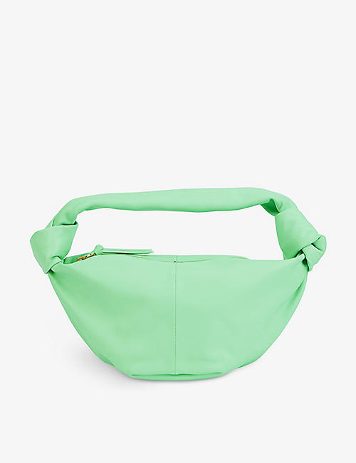 BOTTEGA VENETA: Double Knot mini leather top-handle bag