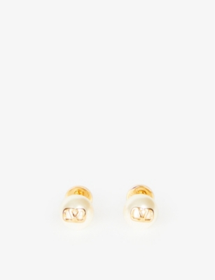 Valentino deals pearl earrings