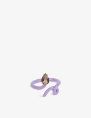 Bea Bongiasca Purple Baby Vine Tendril Ring