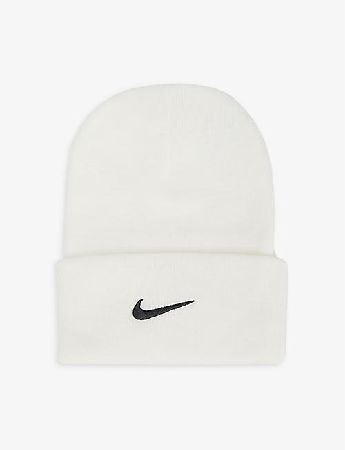 NIKE: Nike x Stüssy Cuff logo-embroidered knitted beanie hat