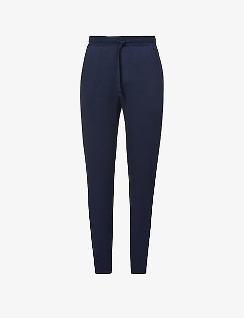 HANRO: Relaxed-fit straight-leg stretch-woven pyjama bottoms