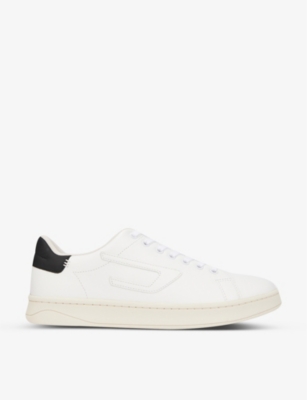 diesel leather trainers