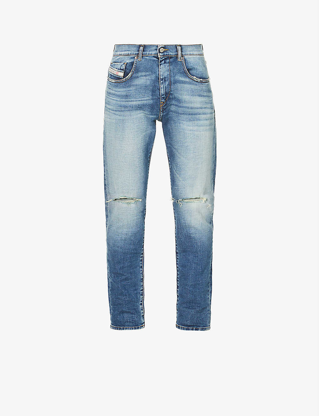 ten tweede verantwoordelijkheid klep DIESEL - D-Strukt slim-fit tapered stretch-denim jeans | Selfridges.com