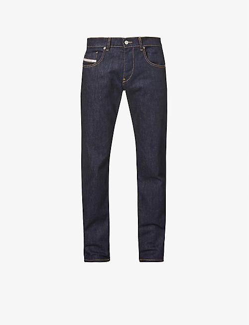 DIESEL: D-Strukt slim-fit straight stretch-denim jeans