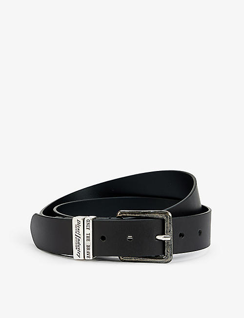 DIESEL: B-Guarantee leather belt