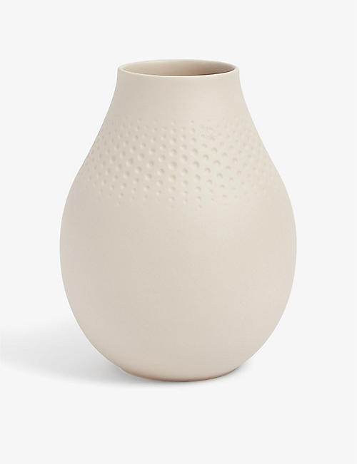 VILLEROY & BOCH: Collier Perla tall vase 20cm
