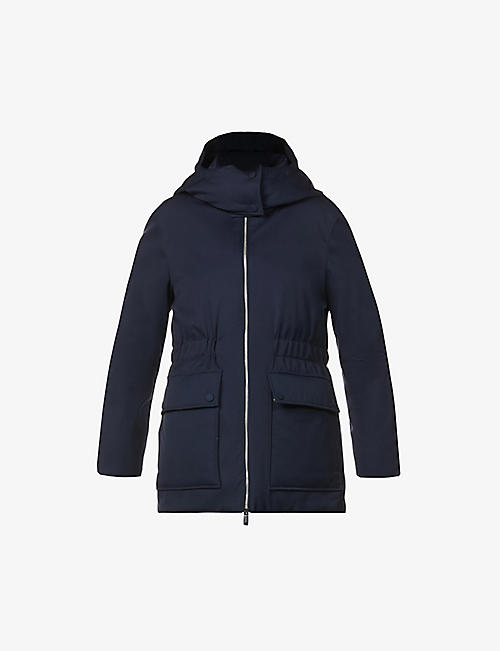 BURBERRY: Ombersely padded cotton-twill coat