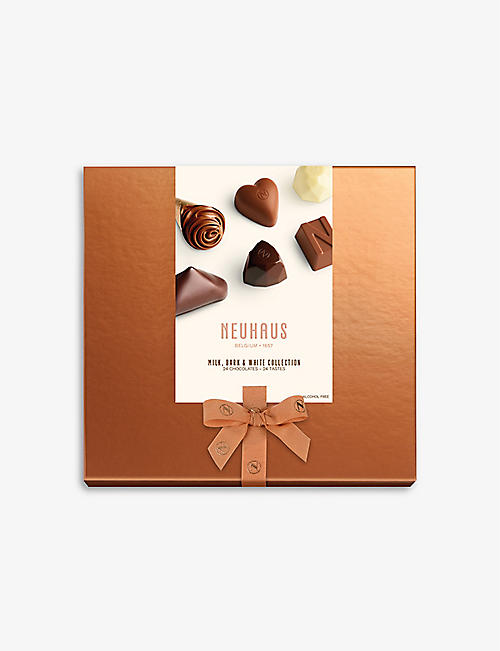 NEUHAUS：牛奶巧克力、白巧克力和黑巧克力精选礼盒 266 克