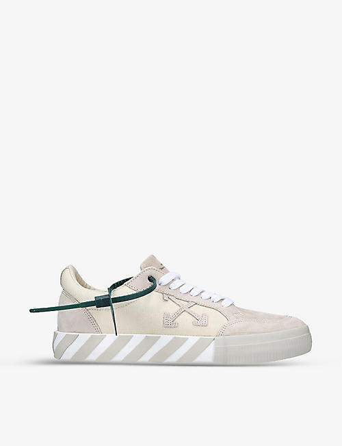 OFF-WHITE C/O VIRGIL ABLOH: Vulcanized leather trainers