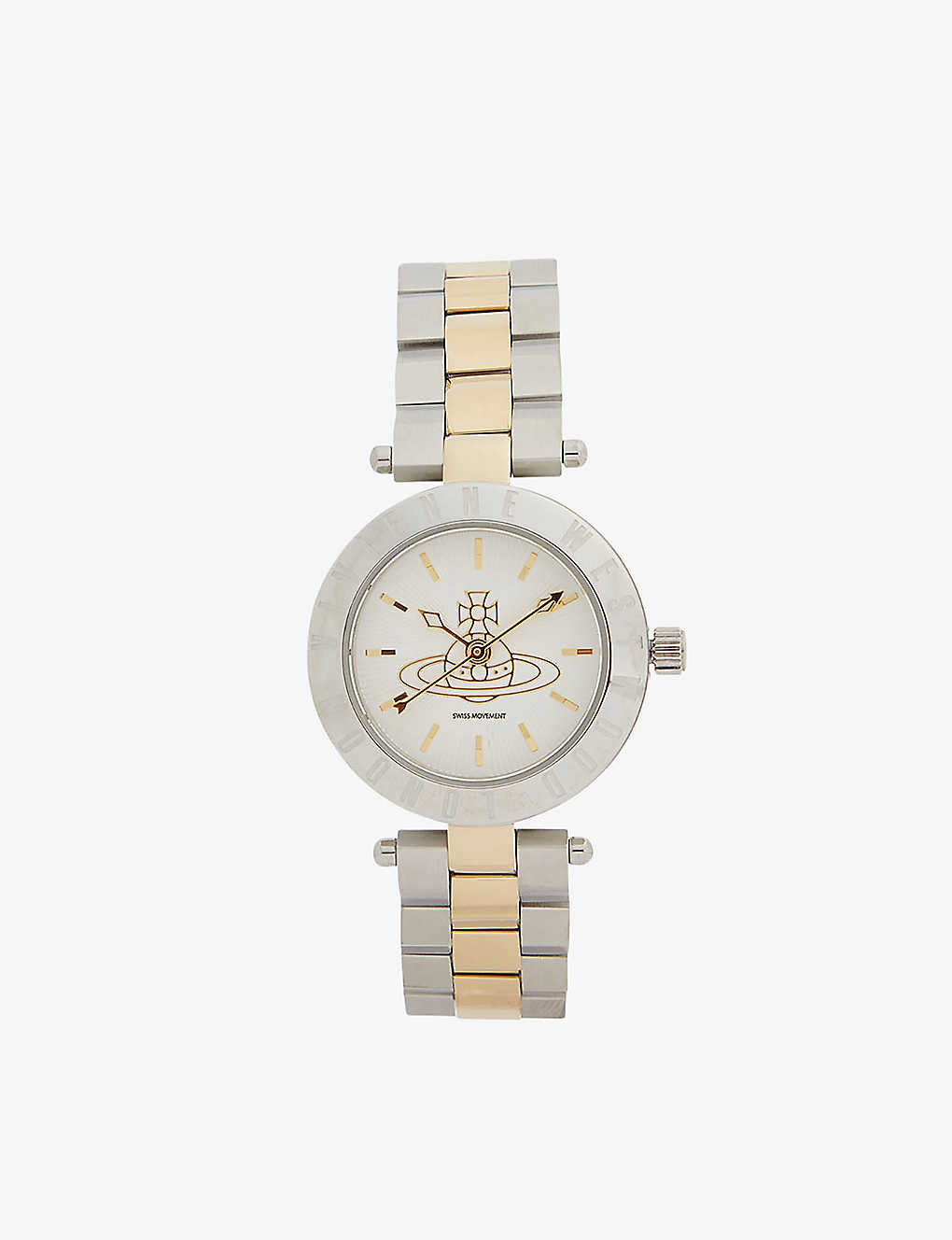 Vivienne Westwood Watches Vv092slsg Westbourne Stainless-steel Quartz Watch In Silver & Gold
