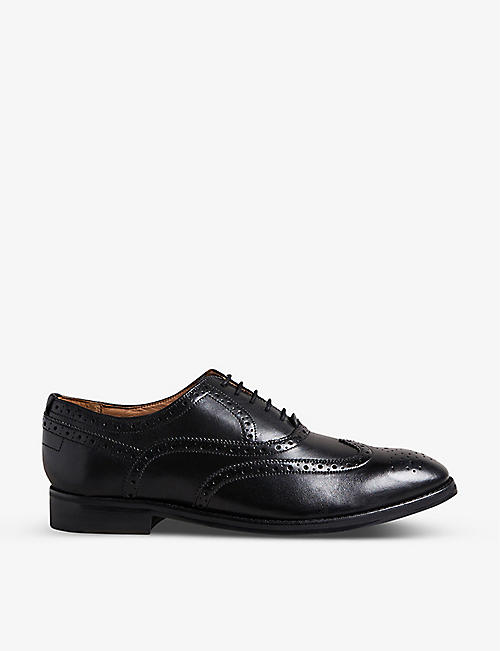 TED BAKER: Amaiss lace-up leather brogues