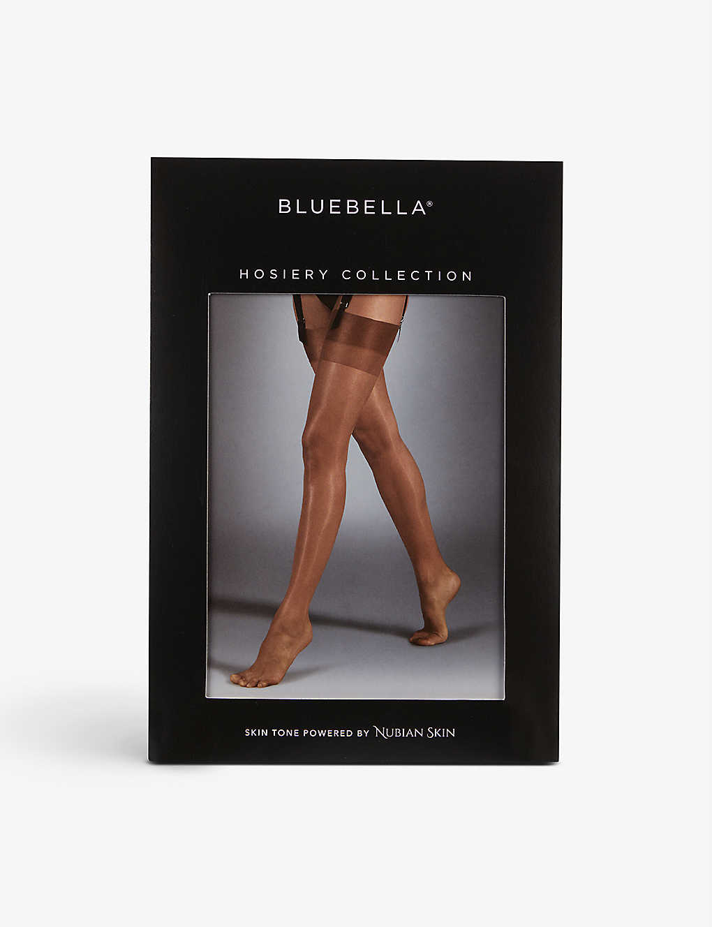 Bluebella Plain Semi-sheer Stretch-woven Stockings In Caramel