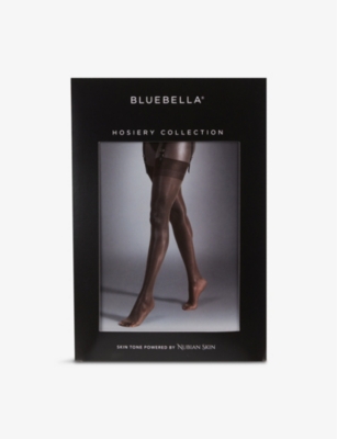 BLUEBELLA: Plain semi-sheer stretch-woven stockings