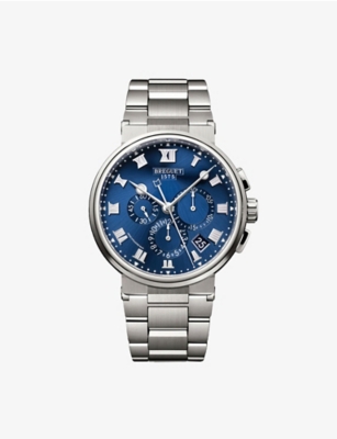 BREGUET: 5527TI/Y1/TW0 Marine Chronograph titanium automatic watch