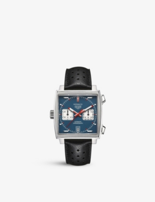TAG HEUER: CAW211P.FC6356 Monaco stainless-steel automatic watch