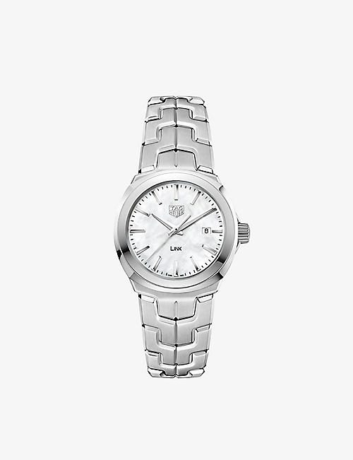 TAG HEUER: WBC1310.BA0600 Link stainless steel quartz watch