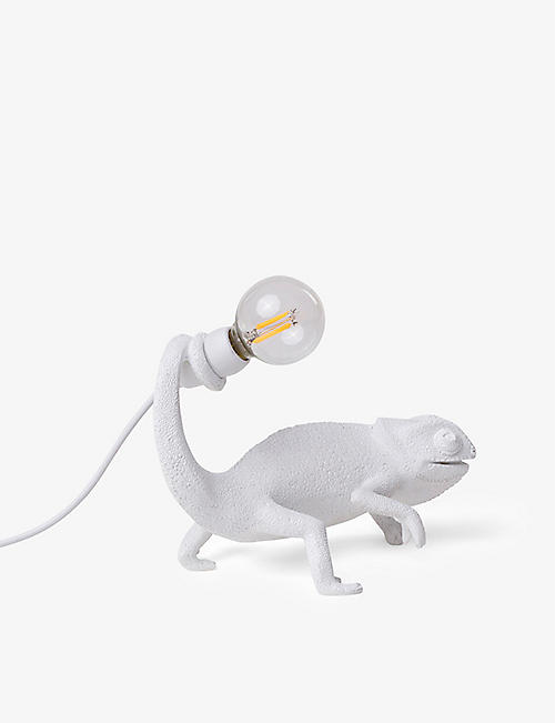 SELETTI: Chameleon resin table lamp 14cm