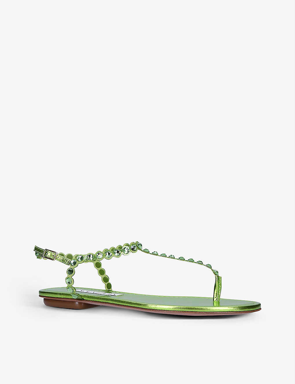AQUAZZURA Tequila embellished leather sandals