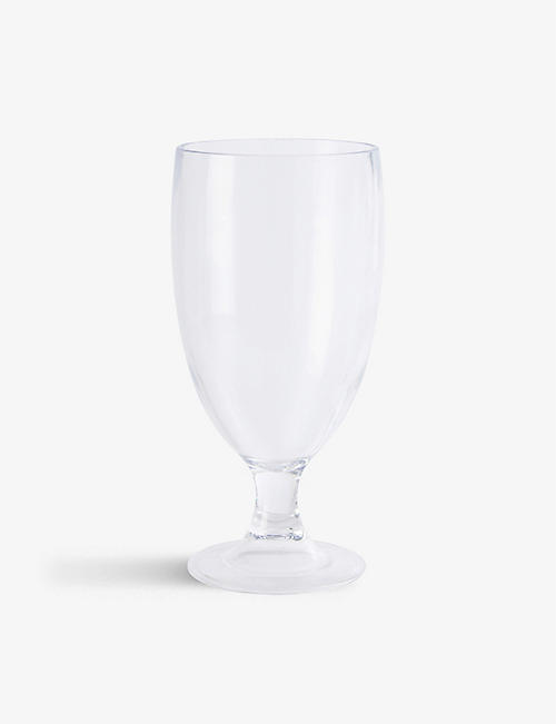 THE WHITE COMPANY：郁金香杯底玻璃野餐高脚杯 