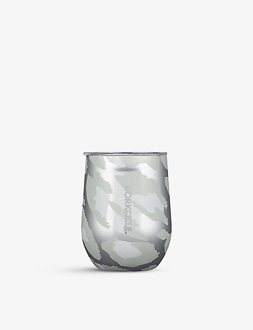 CORKCICLE: Stemless logo-print stainless-steel wine tumbler 355ml