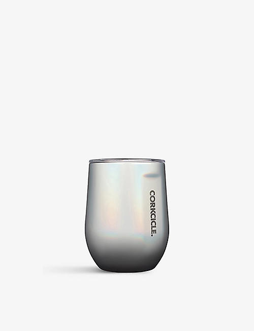 CORKCICLE: Stemless logo-print stainless-steel wine tumbler 355ml