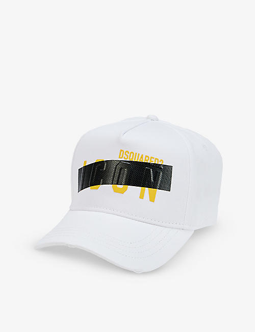 DSQUARED2: Icon Tape branded cotton-twill cap
