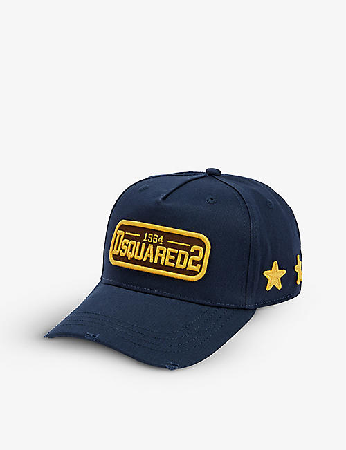 DSQUARED2: Brand-appliqué cotton baseball cap