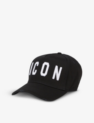 DSQUARED2: Icon-embroidered cotton baseball cap