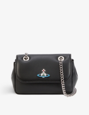 VIVIENNE WESTWOOD Emma leather purse with chain Selfridges