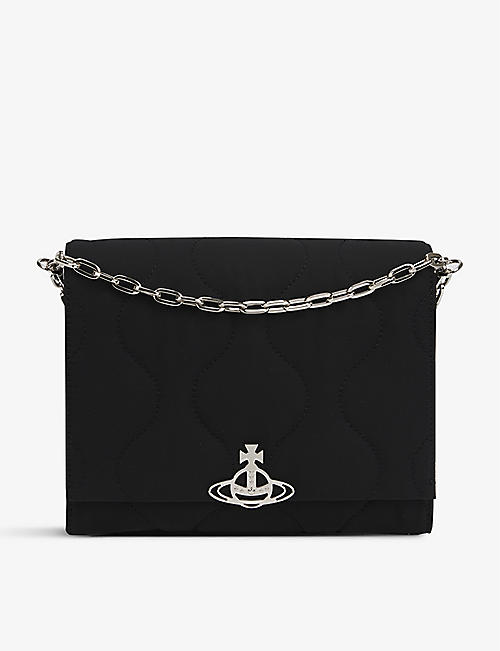 VIVIENNE WESTWOOD: Lucy medium recycled-polyester cross-body bag