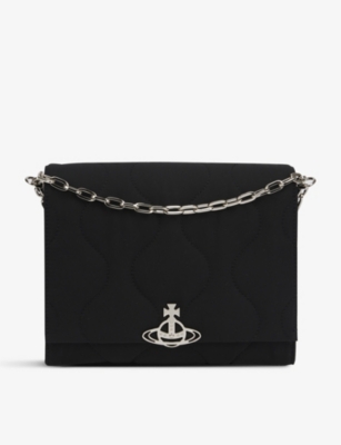 VIVIENNE WESTWOOD Lucy medium recycled-polyester cross-body bag