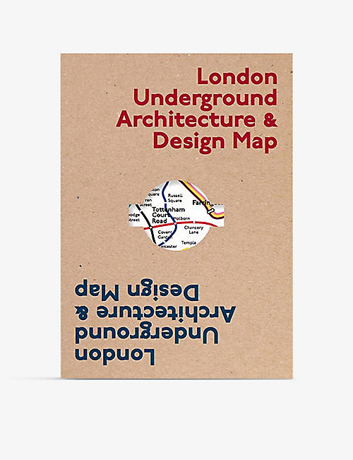 BLUE CROW MAPS: London Underground Architecture & Design map