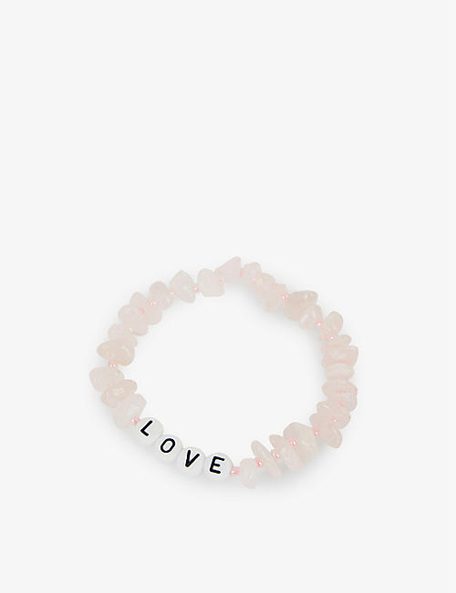 TBALANCE CRYSTALS: Love rose quartz bracelet
