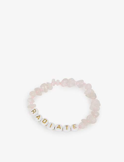 TBALANCE CRYSTALS: Radiate rose quartz bracelet