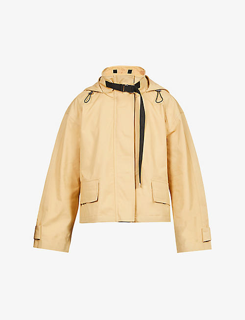 SHOREDITCH SKI CLUB: Fern hooded cotton-blend jacket