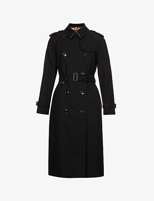 BURBERRY: Waterloo double-breasted cotton trench coat