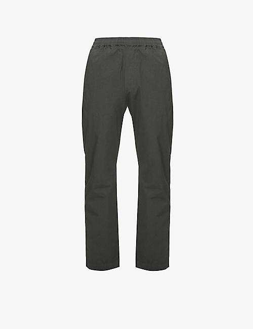 BARENA VENEZIA: Drawstring-waistband straight cotton-blend trousers