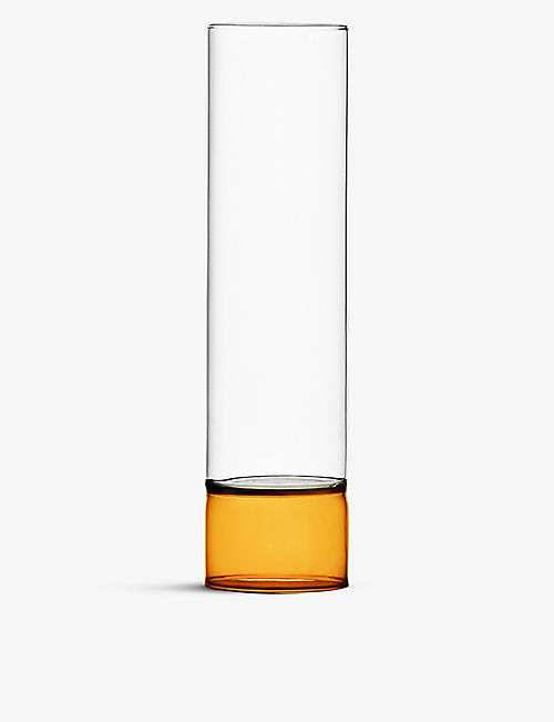 ICHENDORF: Bamboo handmade glass vase 27cm