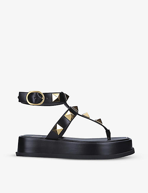 VALENTINO GARAVANI: Roman Stud leather sandals