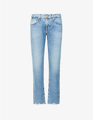 AG: Ex-Boyfriend relaxed-fit mid-rise stretch-cotton&nbsp;jeans