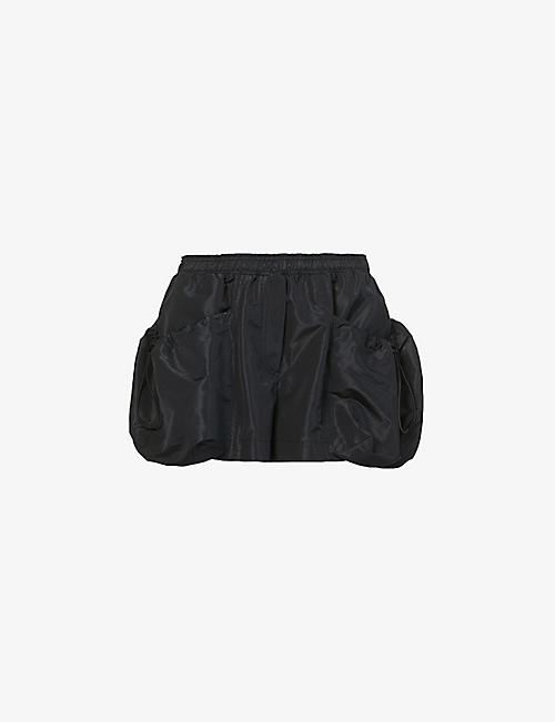 STELLA MCCARTNEY: Pocket-detail high-rise shell shorts