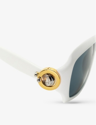 THE VINTAGE TRAP: Pre-loved 389S-C29 Gianfranco Ferré square-frame acetate sunglasses