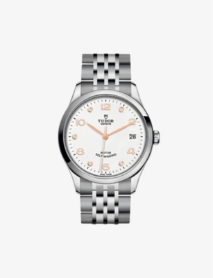 TUDOR: M91450-0013 1926 stainless steel and diamond self-winding watch