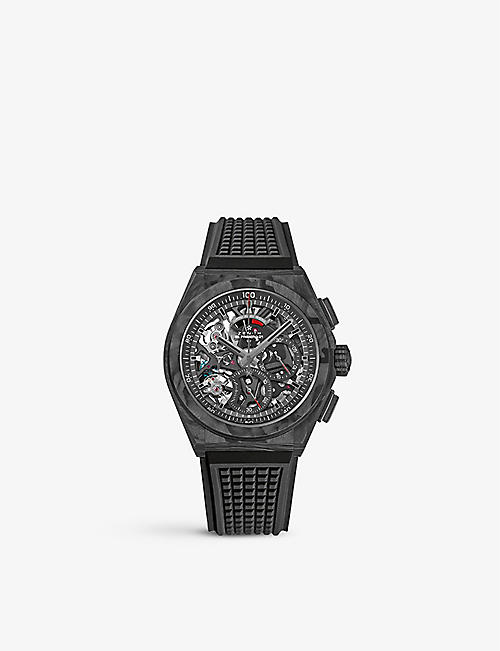 ZENITH: 10.9000.9004/96.R782 Defy El Primero 21 carbon automatic watch