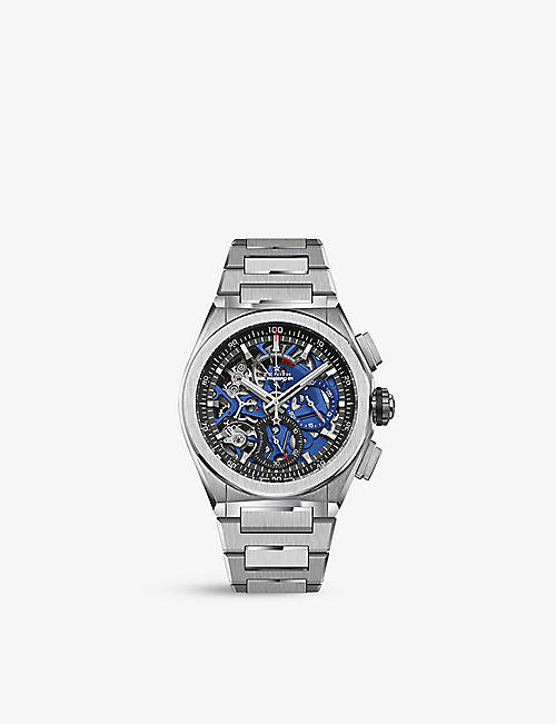 ZENITH: 95.9002.9004/78.M9000 Defy El Primero 21 titanium automatic watch
