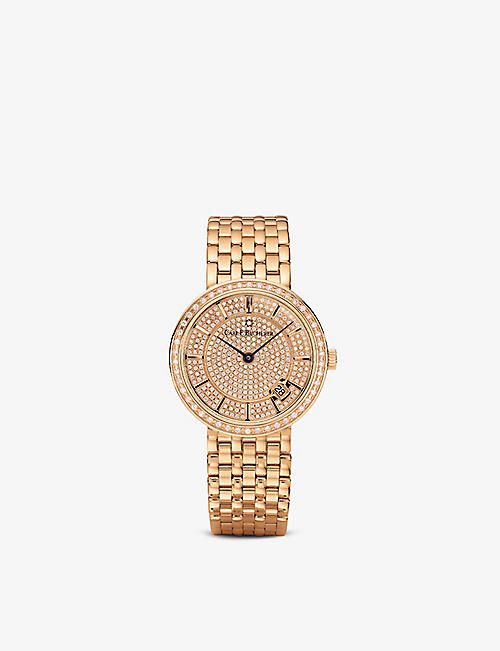 CARL F BUCHERER: 00.10309.03.93.31 Adamavi 18ct rose-gold and 0.52ct round-cut diamond automatic watch