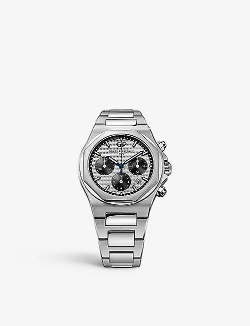 GIRARD-PERREGAUX: 81020-11-131-11A Laureato stainless-steel automatic watch