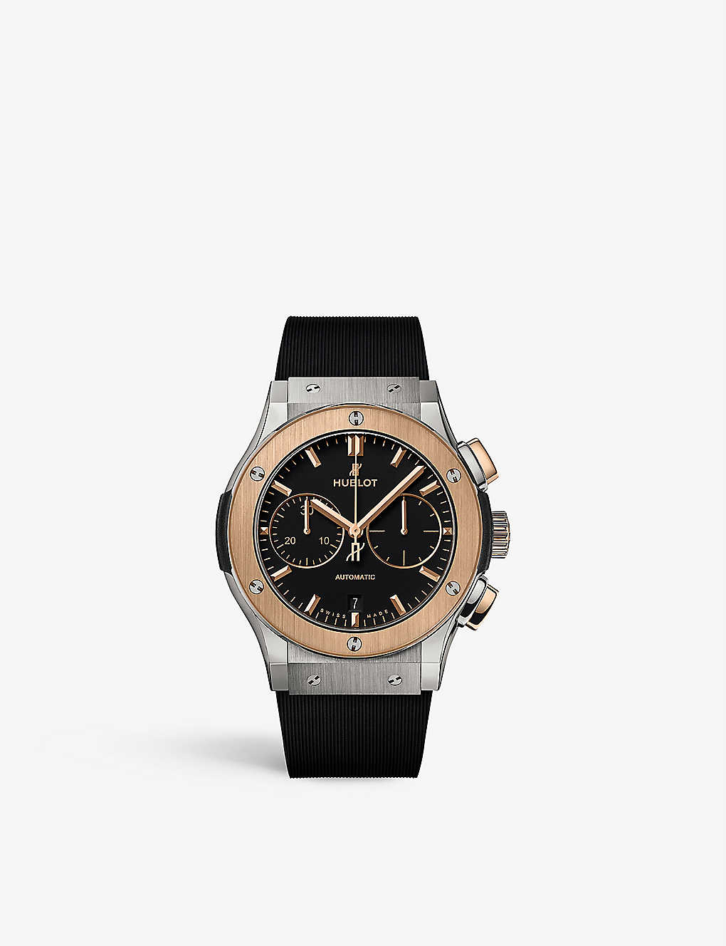 Hublot 521.no.1181.rx Classic Fusion Titanium And Rubber Automatic Watch