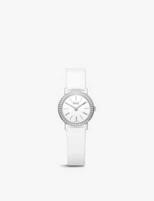 Piaget G0a44532 Altiplano 18ct White-gold And 0.4ct Diamond Automatic Watch In Silver