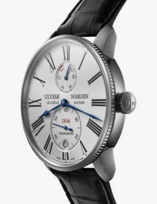 Shop Ulysse Nardin Men's Stainless Steel 1183-310-3/40 Marine Torpilleur Stainless Steel Automatic Watch